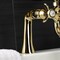Kingston Brass KS248PB Deck Mount Clawfoot Tub Faucet with Hand Shower, Polished Brass KS248PB - alternate 4